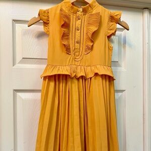 NWT Trish Scully Child Gold Dress